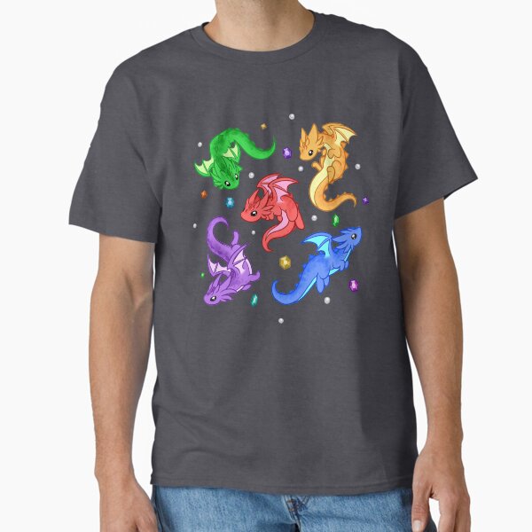 Gem Dragon Pattern - Adult & Kids T-Shirts, Sweatshirts & Hoodies apparel design preview 1