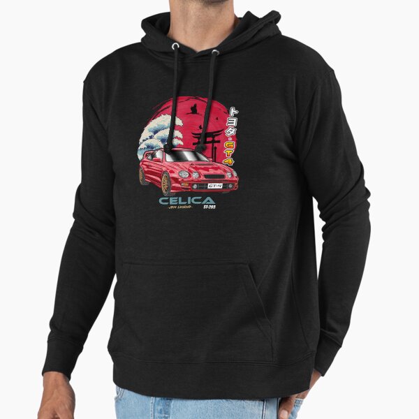 Red Celica GT-4 ST205 Japanese Sun Rising - Adult & Kids T-Shirts, Sweatshirts & Hoodies apparel design preview 1