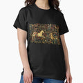 Medieval Unicorn Midnight Floral Tapestry - Adult & Kids T-Shirts, Sweatshirts & Hoodies apparel design preview 1
