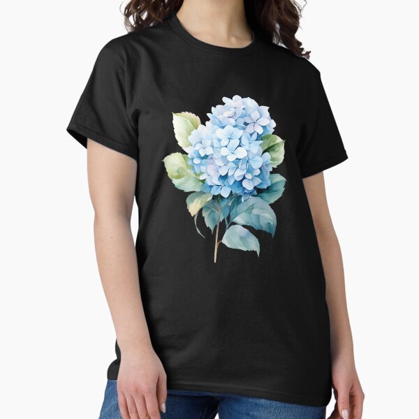 Blue Hydrangea - Adult & Kids T-Shirts, Sweatshirts & Hoodies apparel design preview 1