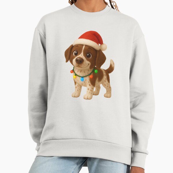 Christmas Braque Francais 1 - Adult & Kids T-Shirts, Sweatshirts & Hoodies apparel design preview 1