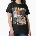 Even Baddies Get Saddies Funny Cat Meme - Adult & Kids T-Shirts, Sweatshirts & Hoodies apparel design preview 1