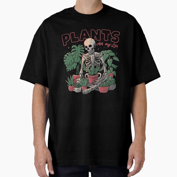 Plants Are My Life Skull Flowers Colors Gift - Adult & Kids T-Shirts, Sweatshirts & Hoodies apparel design preview 1