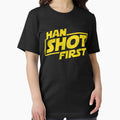Han Shot First, Geek Fan Gift, Popular Culture - Adult & Kids T-Shirts, Sweatshirts & Hoodies apparel design preview 1