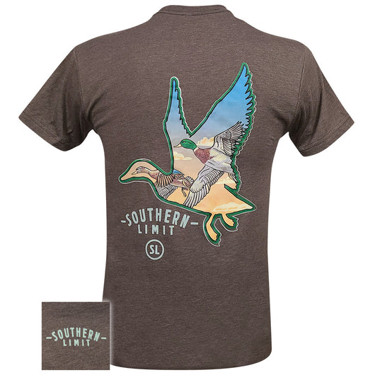 Southern Limits Mallard Duck Flying - Adult & Kids T-Shirts, Sweatshirts & Hoodies apparel design preview 1