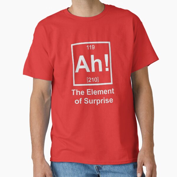 Ah! The Element of Surprise As Worn By Ryan Gosling - Adult & Kids T-Shirts, Sweatshirts & Hoodies apparel design preview 1