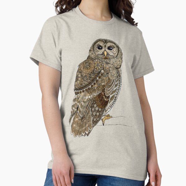 Barred Owl Tangle - Adult & Kids T-Shirts, Sweatshirts & Hoodies apparel design preview 1