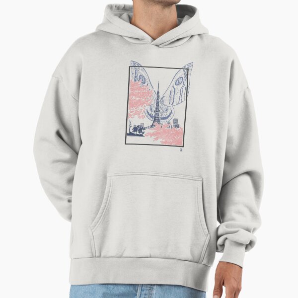 Mothra on Tokyo Tower - Adult & Kids T-Shirts, Sweatshirts & Hoodies apparel design preview 1