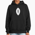 White Simple American Football Ball - Adult & Kids T-Shirts, Sweatshirts & Hoodies apparel design preview 1