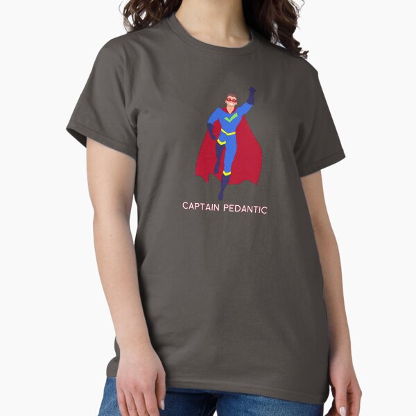 Captain Pedantic - Adult & Kids T-Shirts, Sweatshirts & Hoodies apparel design preview 1