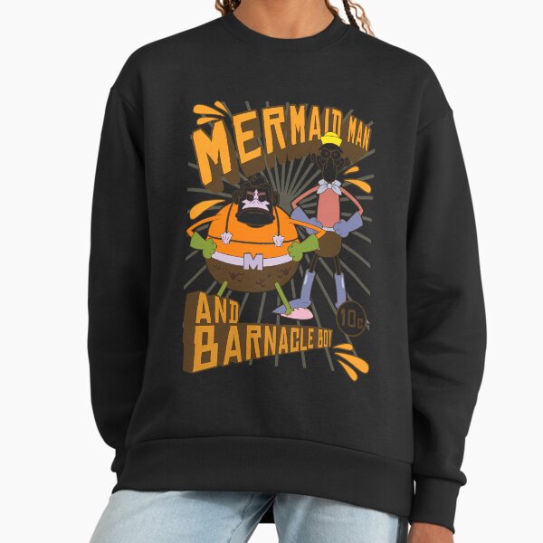 SpongeBob SquarePants Mermaid Man And Barnacle Boy - Adult & Kids T-Shirts, Sweatshirts & Hoodies apparel design preview 1