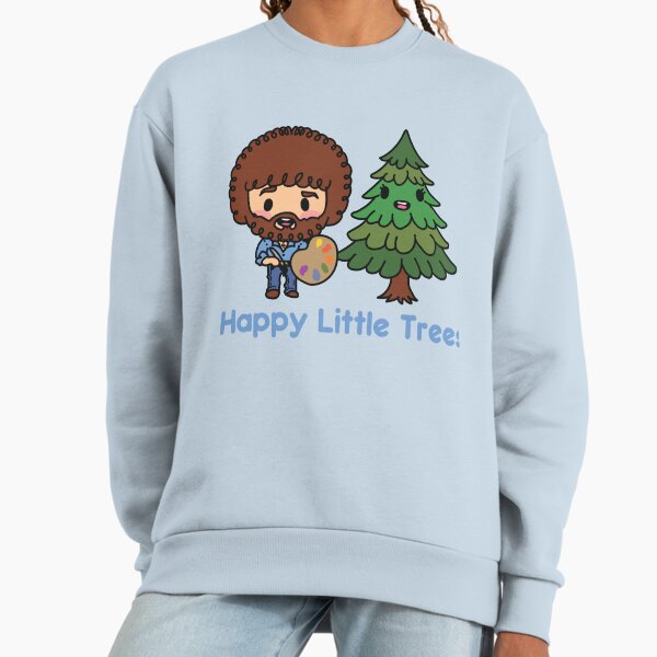 HAPPY LITTLE TREES (BOB ROSS) - Adult & Kids T-Shirts, Sweatshirts & Hoodies apparel design preview 1