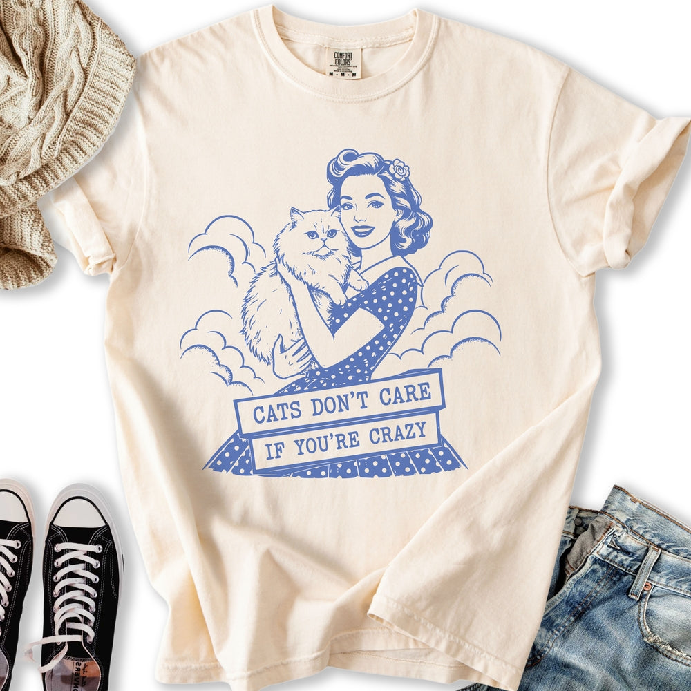 Cats Don't Care - Adult & Kids T-Shirts, Sweatshirts & Hoodies apparel design preview 1