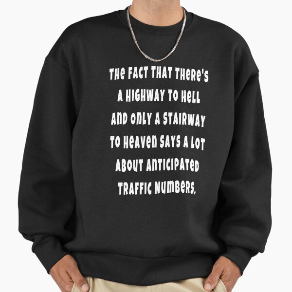 There's A Highway To Hell Gift Design - Adult & Kids T-Shirts, Sweatshirts & Hoodies apparel design preview 1