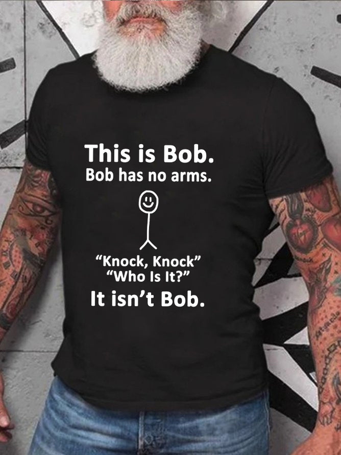 This Is Bob Has No Arms Print Men Slogan - Adult & Kids T-Shirts, Sweatshirts & Hoodies apparel design preview 4