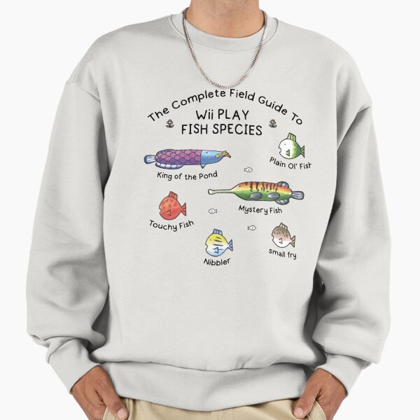 Fishing Wii Play Fish Species - Adult & Kids T-Shirts, Sweatshirts & Hoodies apparel design preview 1