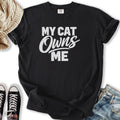 My Cat Owns Me - Adult & Kids T-Shirts, Sweatshirts & Hoodies apparel design preview 1