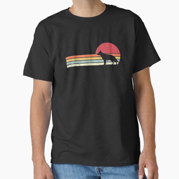 German Shepherd Retro Style - Adult & Kids T-Shirts, Sweatshirts & Hoodies apparel design preview 1