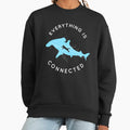 Everything is Connected Cat Shark - Adult & Kids T-Shirts, Sweatshirts & Hoodies apparel design preview 1