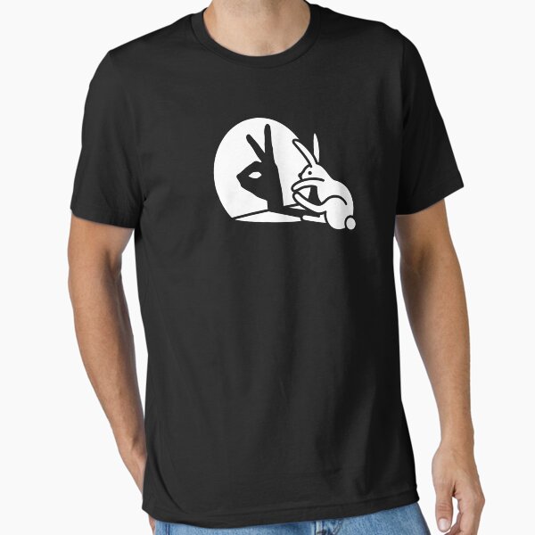 Funny Rabbit shadow hand puppets bunny figure pop art - Adult & Kids T-Shirts, Sweatshirts & Hoodies apparel design preview 1