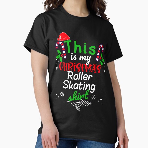 This is my Christmas Roller Skating - Adult & Kids T-Shirts, Sweatshirts & Hoodies apparel design preview 1