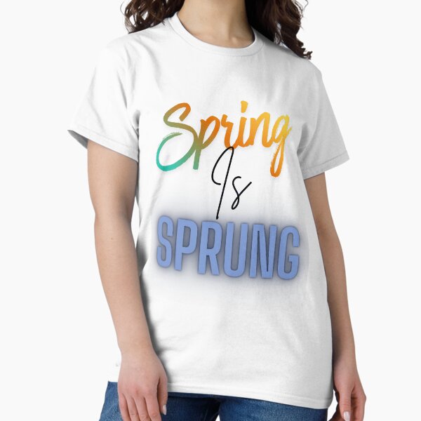 Spring Is Colorful Typography Floral Season Quote - Adult & Kids T-Shirts, Sweatshirts & Hoodies apparel design preview 1