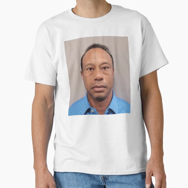 Tiger Woods Mugshot - Adult & Kids T-Shirts, Sweatshirts & Hoodies apparel design preview 1