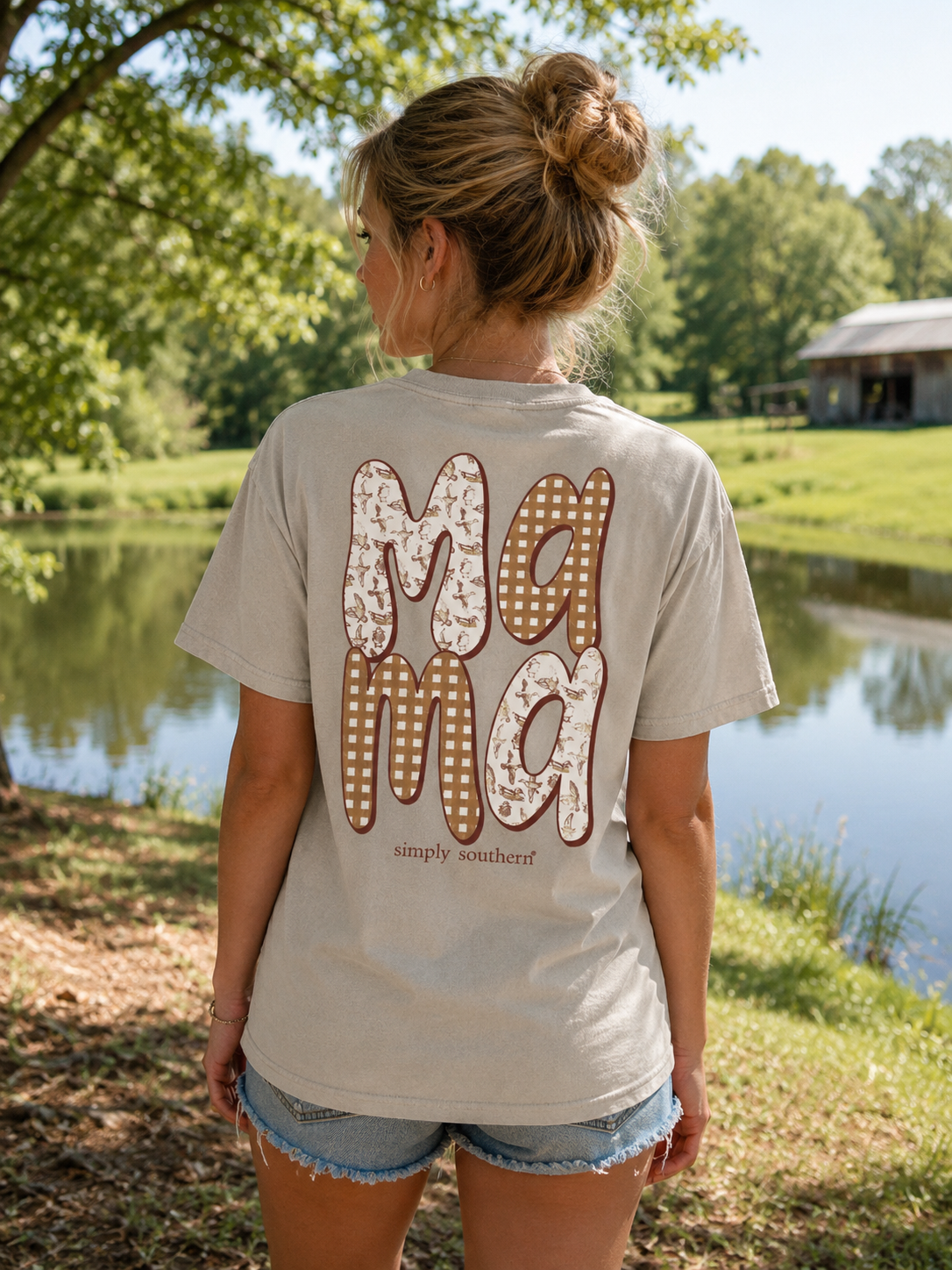 Simply Southern Mama Duck Mineral Washed - Adult & Kids T-Shirts, Sweatshirts & Hoodies apparel design preview 1