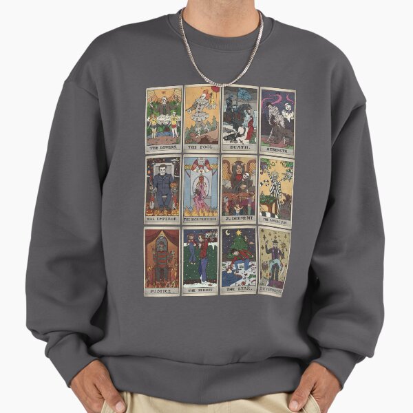 Horror Tarot Deck - Adult & Kids T-Shirts, Sweatshirts & Hoodies apparel design preview 1