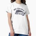My Little narwhal - Adult & Kids T-Shirts, Sweatshirts & Hoodies apparel design preview 1