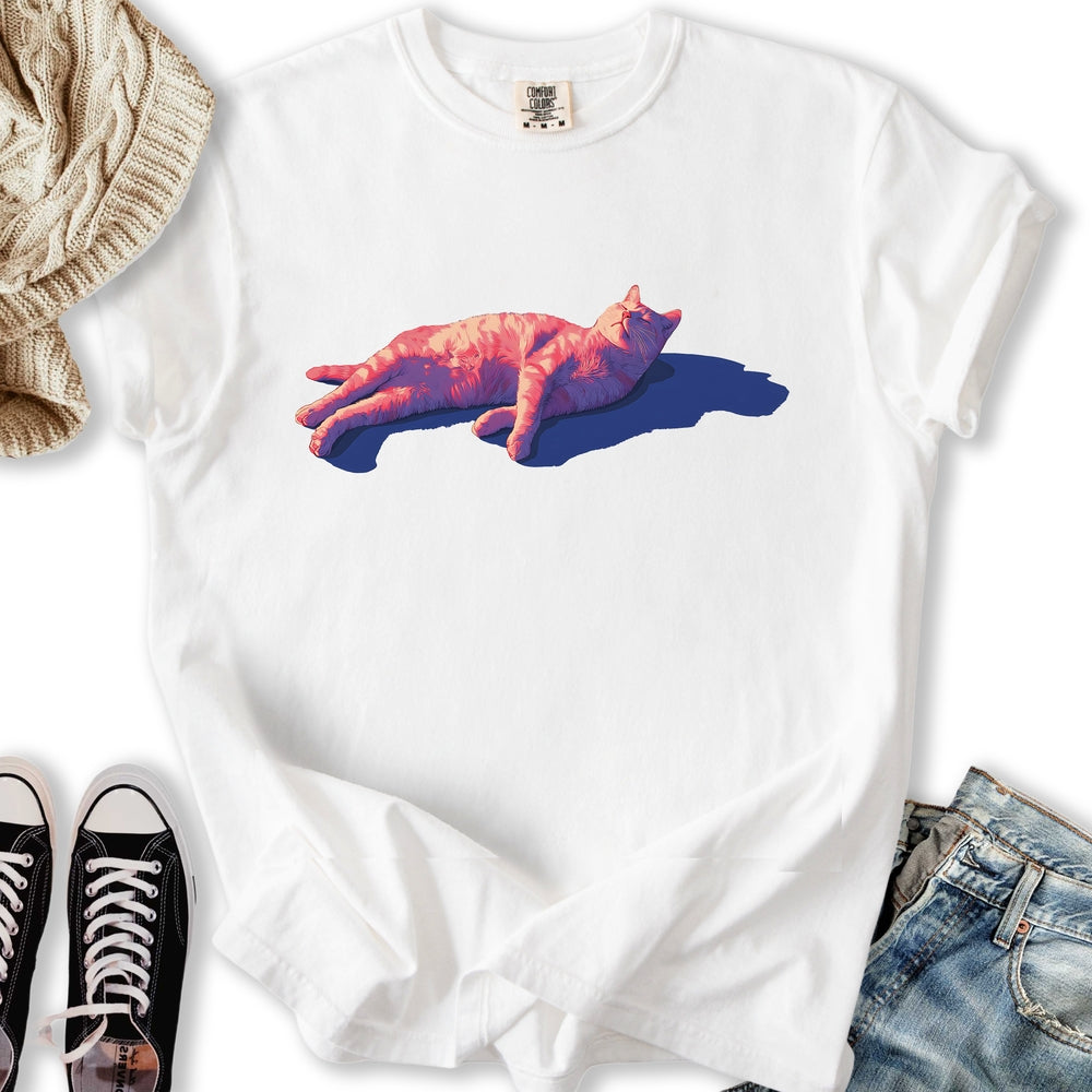 Basking Cat - Adult & Kids T-Shirts, Sweatshirts & Hoodies apparel design preview 2