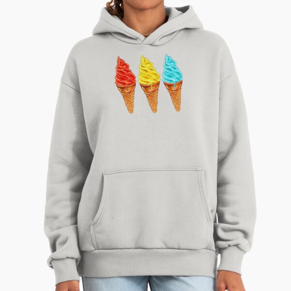 Rainbow Ice Cream Pattern - Adult & Kids T-Shirts, Sweatshirts & Hoodies apparel design preview 1