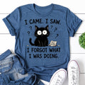 I Came Saw Cat Print Women Slogan - Adult & Kids T-Shirts, Sweatshirts & Hoodies apparel design preview 1