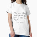 The More I Learn About People Like My Dog - Adult & Kids T-Shirts, Sweatshirts & Hoodies apparel design preview 1