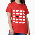 Black Sheep Sweater Pattern - Adult & Kids T-Shirts, Sweatshirts & Hoodies apparel design preview 1