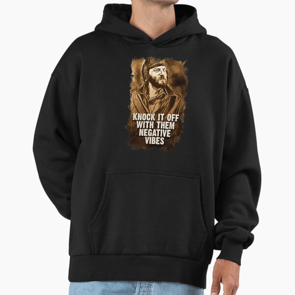 Oddball Vintage Portrait Quote Knock It Off With Them - Adult & Kids T-Shirts, Sweatshirts & Hoodies apparel design preview 1