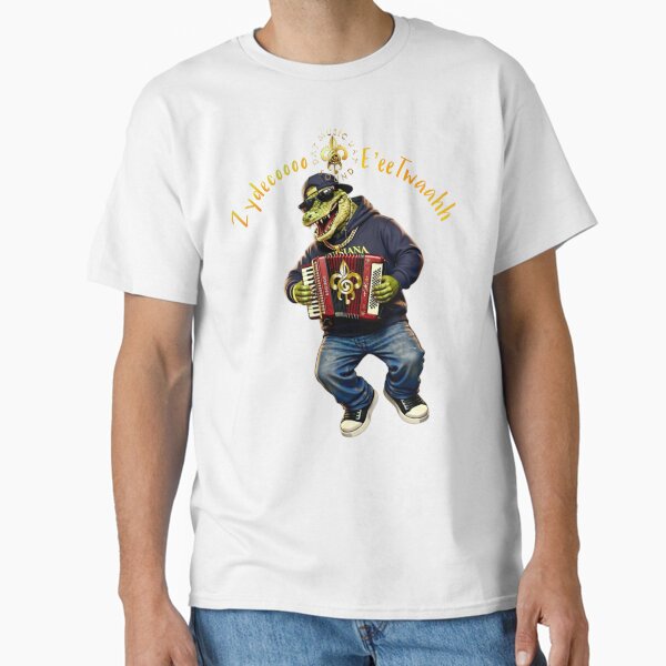 Zydeco Gator - Adult & Kids T-Shirts, Sweatshirts & Hoodies apparel design preview 1