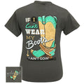 Girlie Girl Originals Preppy Can't Wear Boots I Ain't - Adult & Kids T-Shirts, Sweatshirts & Hoodies apparel design preview 1