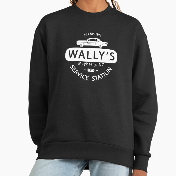 Andy Griffith Show Wally's Service Station Classic TV - Adult & Kids T-Shirts, Sweatshirts & Hoodies apparel design preview 1
