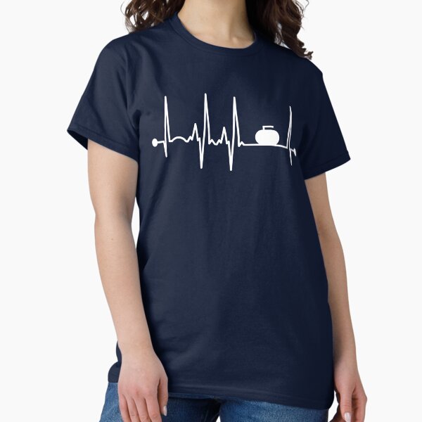 Curling Heartbeat - Adult & Kids T-Shirts, Sweatshirts & Hoodies apparel design preview 1