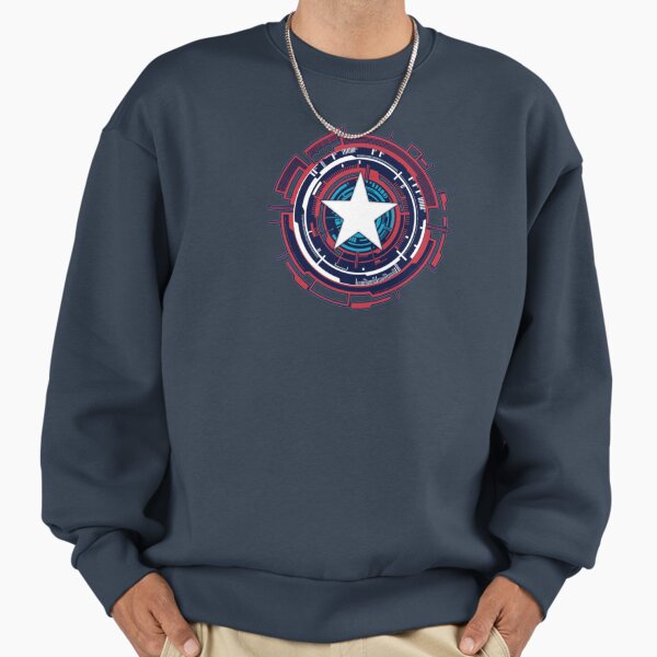 America Hero Futuristic Logo - Adult & Kids T-Shirts, Sweatshirts & Hoodies apparel design preview 1