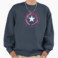 America Hero Futuristic Logo - Adult & Kids T-Shirts, Sweatshirts & Hoodies apparel design preview 1