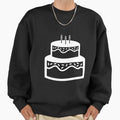 White Just a Happy Birthday Cake - Adult & Kids T-Shirts, Sweatshirts & Hoodies apparel design preview 1