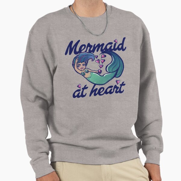 Mermaid at Heart - Adult & Kids T-Shirts, Sweatshirts & Hoodies apparel design preview 1