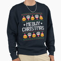 Ugly Christmas Sweater Cat - Adult & Kids T-Shirts, Sweatshirts & Hoodies apparel design preview 1