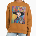 "Psychedelic Rainbow Reverie: Boy George's Vibrant - Adult & Kids T-Shirts, Sweatshirts & Hoodies apparel design preview 1