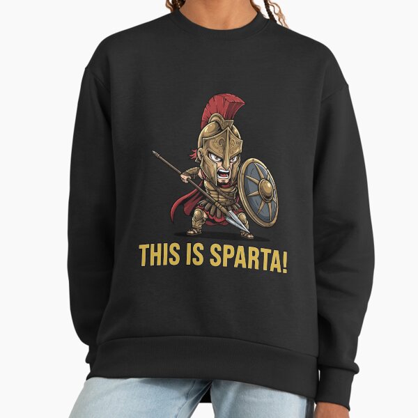 This is Sparta Kawaii Spartan Warrior Greek Meme - Adult & Kids T-Shirts, Sweatshirts & Hoodies apparel design preview 1