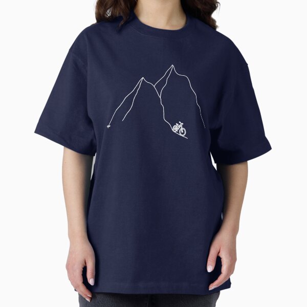 Mountain Bike (white design) - Adult & Kids T-Shirts, Sweatshirts & Hoodies apparel design preview 1