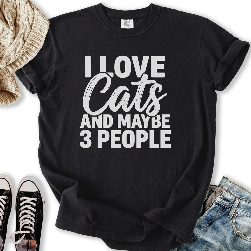 I Love Cats - Adult & Kids T-Shirts, Sweatshirts & Hoodies apparel design preview 2