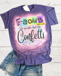 F Bomb Mom Club Confetti Bleached Dye Canvas Girlie - Adult & Kids T-Shirts, Sweatshirts & Hoodies apparel design preview 1